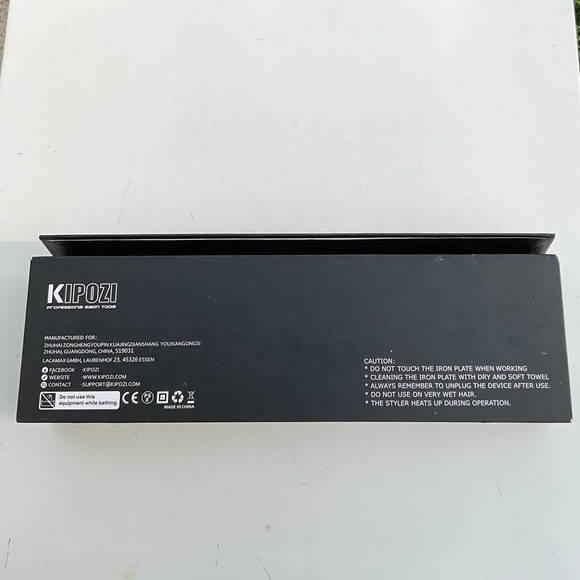 “New” KIPOZI Professional Hair Straightener Salon Flat Iron Hair Styler.  1 In - Picture 13 of 16